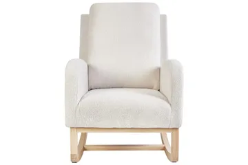 Gyngestol Alsta - Hvit, brun - Møbler - Stoler - Lenestoler