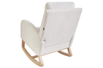 Gyngestol Alsta - Hvit, brun - Møbler - Stoler - Lenestoler