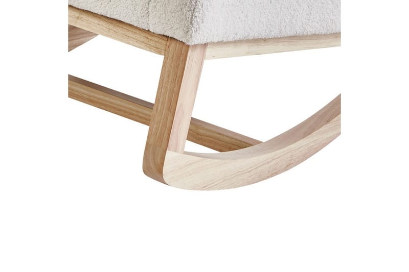 Gyngestol Alsta - Hvit, brun - Møbler - Stoler - Lenestoler