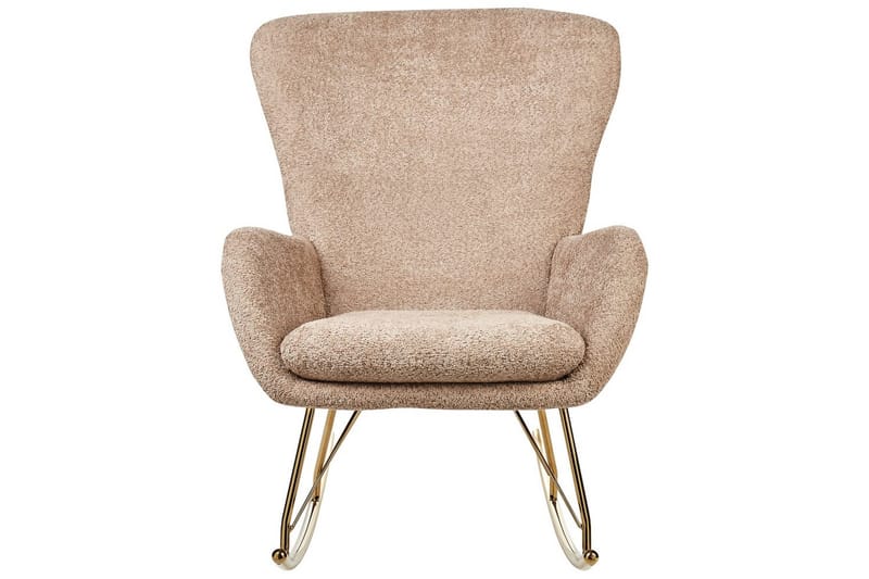 Gyngestol Anaset - Beige, gull - Møbler - Stoler - Lenestoler