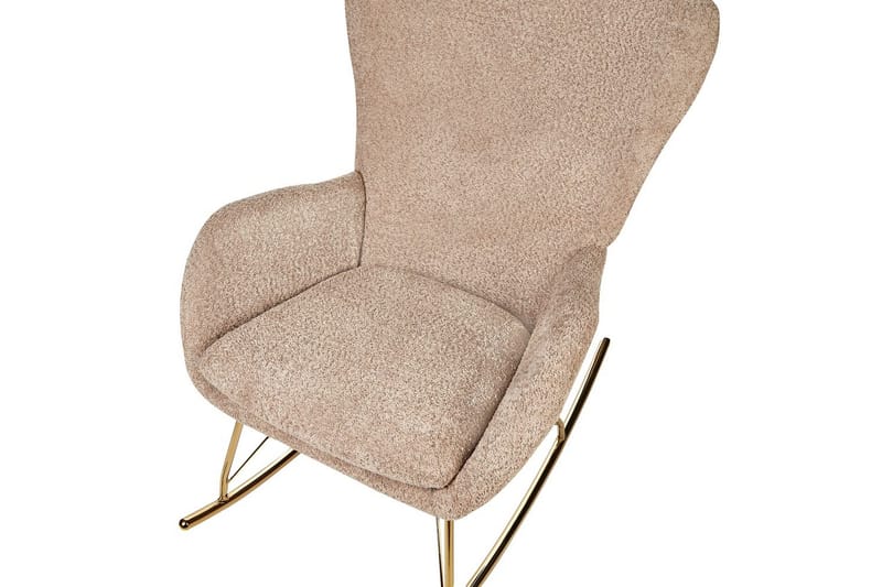 Gyngestol Anaset - Beige, gull - Møbler - Stoler - Lenestoler