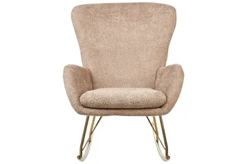 Gyngestol Anaset - Beige/gull - Møbler - Stoler - Lenestoler