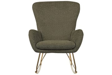 Gyngestol Anaset - Grønn, gull, Grønt, gull - Møbler - Stoler - Lenestoler