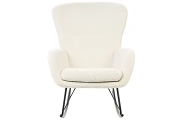 Gyngestol Anaset - Kremhvit, Svart - Møbler - Stoler - Lenestoler