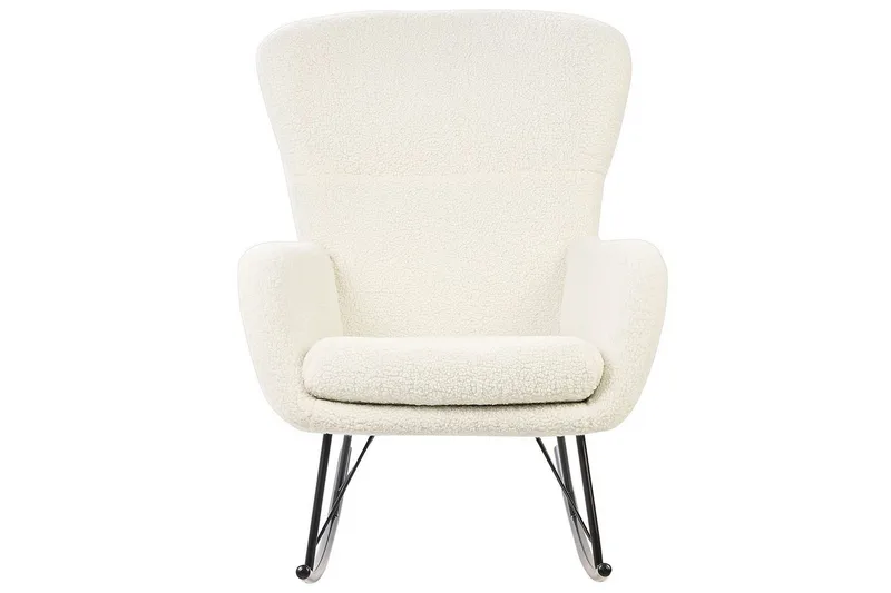 Gyngestol Anaset - Kremhvit, Svart - Møbler - Stoler - Lenestoler