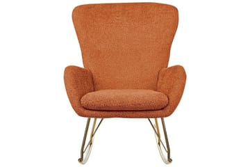 Gyngestol Anaset - Oransje, gull - Møbler - Stoler - Lenestoler