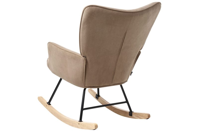 Gyngestol Arset Beige/svart/lyst tre - Beige/svart/lyst tre - Møbler - Stoler - Lenestoler