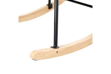 Gyngestol Arset Blå/Svart/Lys Tre - Blå/Svart/Lys Tre - Møbler - Stoler - Lenestoler