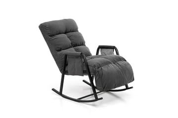 Gyngestol Atelier Del Sofa Lena Single (60 x 60 x 70 cm) Grå - Møbler - Stoler - Lenestoler