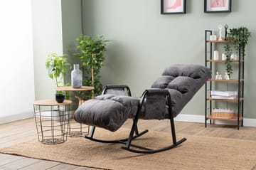 Gyngestol Atelier Del Sofa Lena Single (60 x 60 x 70 cm) Grå - Møbler - Stoler - Lenestoler