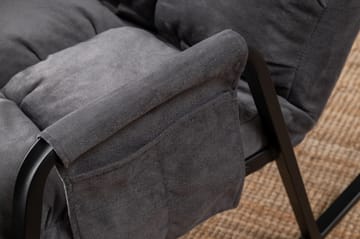 Gyngestol Atelier Del Sofa Lena Single (60 x 60 x 70 cm) Grå - Møbler - Stoler - Lenestoler