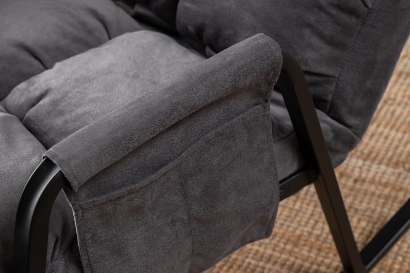 Gyngestol Atelier Del Sofa Lena Single (60 x 60 x 70 cm) Grå - Møbler - Stoler - Lenestoler