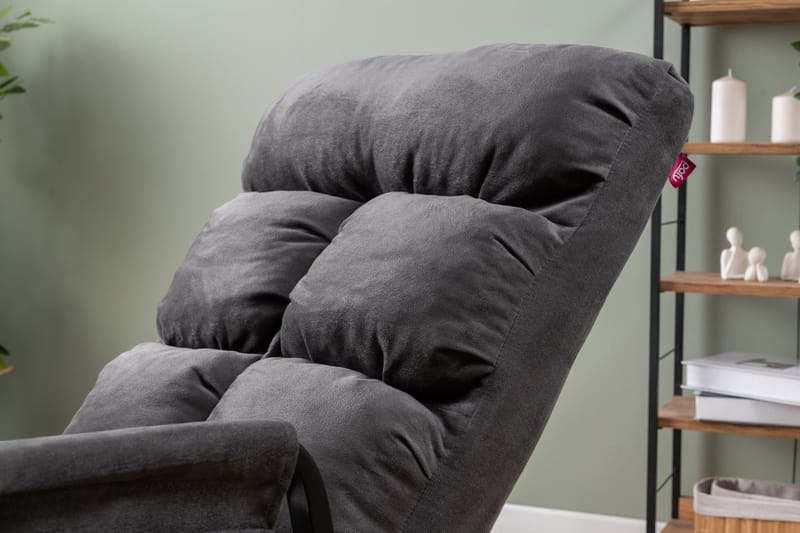 Gyngestol Atelier Del Sofa Lena Single (60 x 60 x 70 cm) Grå - Møbler - Stoler - Lenestoler