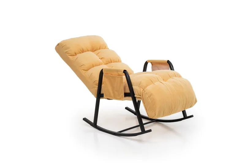 Gyngestol Atelier Del Sofa Lena Single (60 x 60 x 70 cm) Sennep - Møbler - Stoler - Lenestoler