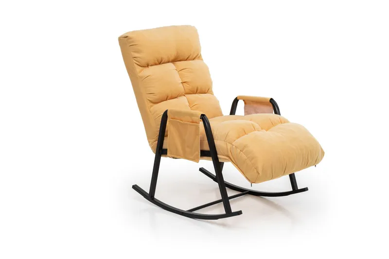 Gyngestol Atelier Del Sofa Lena Single (60 x 60 x 70 cm) Sennep - Møbler - Stoler - Lenestoler