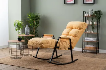Gyngestol Atelier Del Sofa Lena Single (60 x 60 x 70 cm) Sennep - Møbler - Stoler - Lenestoler