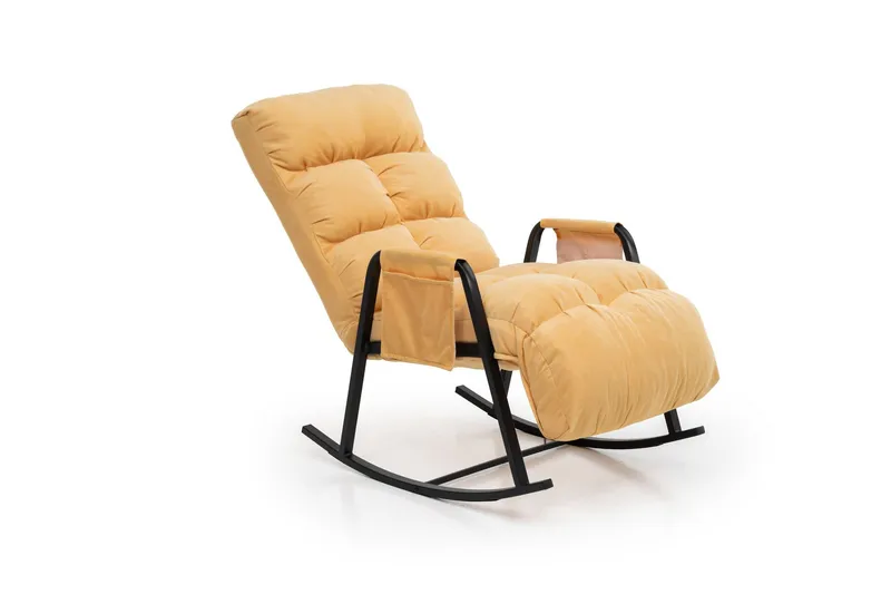Gyngestol Atelier Del Sofa Lena Single (60 x 60 x 70 cm) Sennep - Møbler - Stoler - Lenestoler