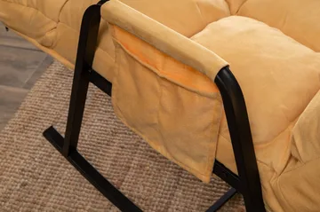 Gyngestol Atelier Del Sofa Lena Single (60 x 60 x 70 cm) Sennep - Møbler - Stoler - Lenestoler