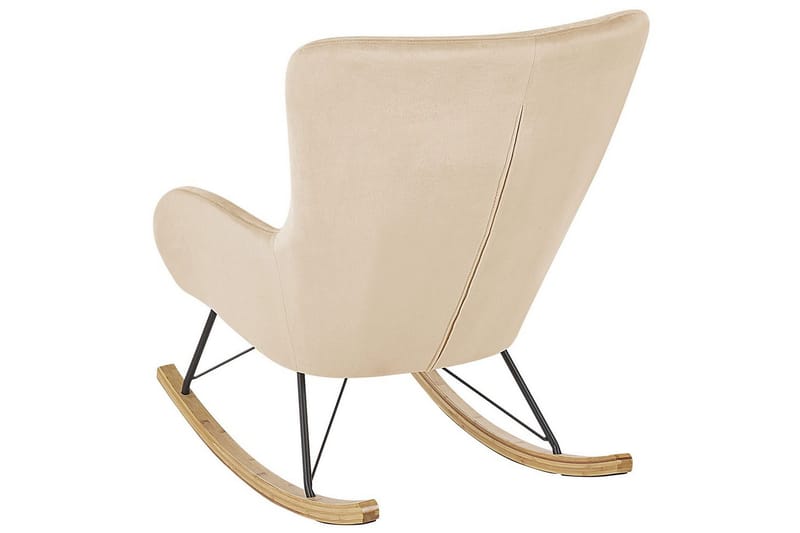 Gyngestol Ellan - Beige, svart, lyst tre - Møbler - Stoler - Lenestoler