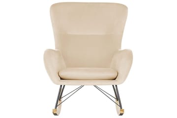 Gyngestol Ellan - Beige, svart, lyst tre - Møbler - Stoler - Lenestoler