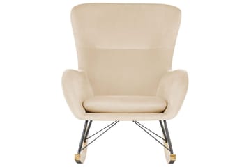 Gyngestol Ellan - Beige, svart, lyst tre - Møbler - Stoler - Lenestoler