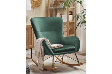 Gyngestol Ellan - Grønn, svart, lyst tre - Møbler - Stoler - Lenestoler