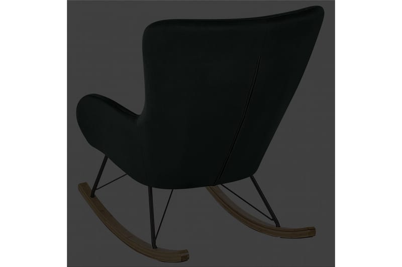 Gyngestol Ellan - Grønn, svart, lyst tre - Møbler - Stoler - Lenestoler