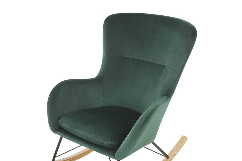 Gyngestol Ellan - Grønn, svart, lyst tre - Møbler - Stoler - Lenestoler