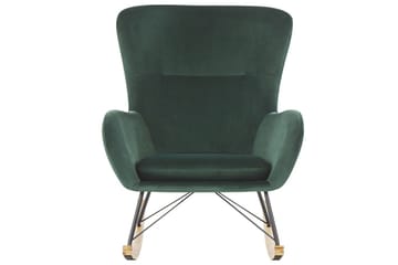 Gyngestol Ellan - Grønn, svart, lyst tre - Møbler - Stoler - Lenestoler