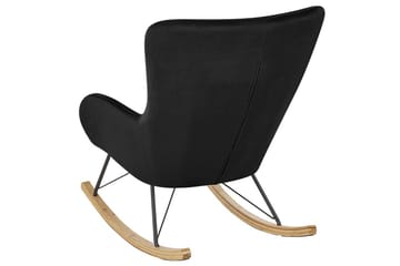 Gyngestol Ellan - Svart, lyst tre - Møbler - Stoler - Lenestoler