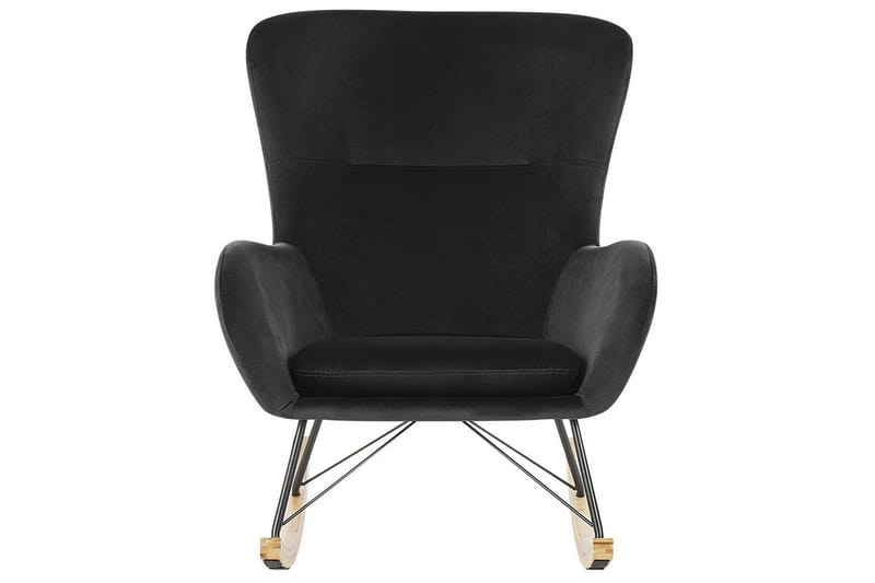 Gyngestol Ellan - Svart, lyst tre - Møbler - Stoler - Lenestoler