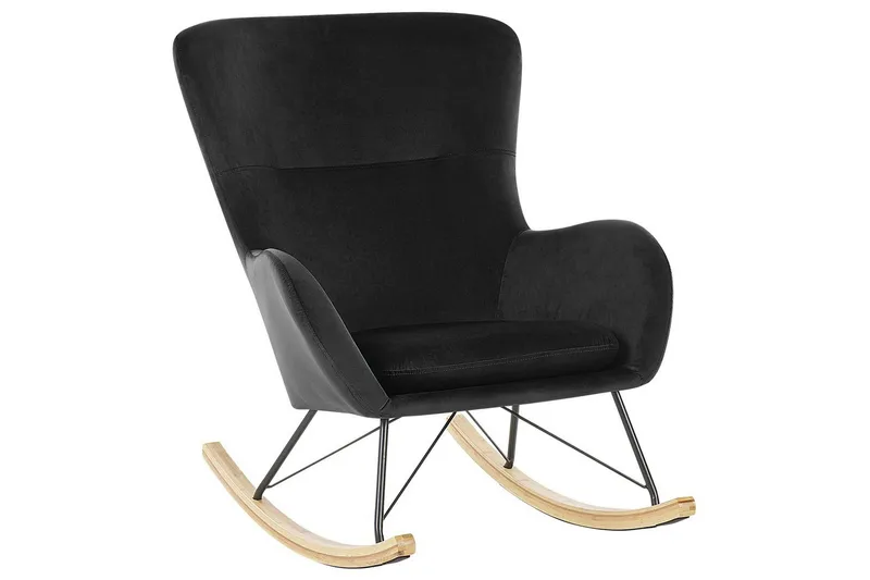 Gyngestol Ellan, Svart, lyst tre