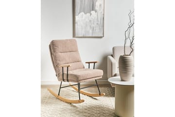 Gyngestol Eskelin - Beige, svart, brun - Møbler - Stoler - Lenestoler
