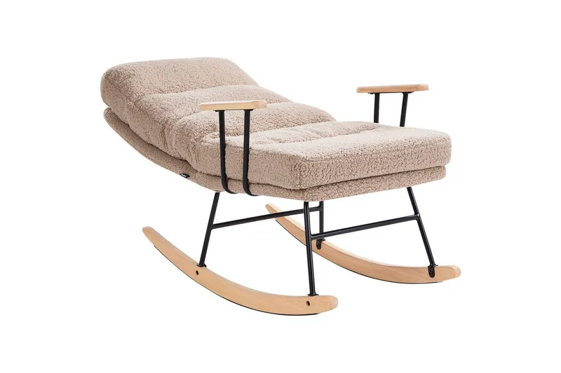 Gyngestol Eskelin - Beige, svart, brun - Møbler - Stoler - Lenestoler