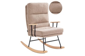 Gyngestol Eskelin - Beige, svart, brun - Møbler - Stoler - Lenestoler