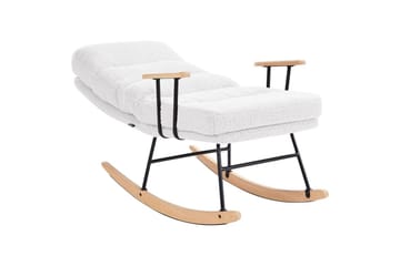 Gyngestol Eskelin - Hvit, svart, brun - Møbler - Stoler - Lenestoler