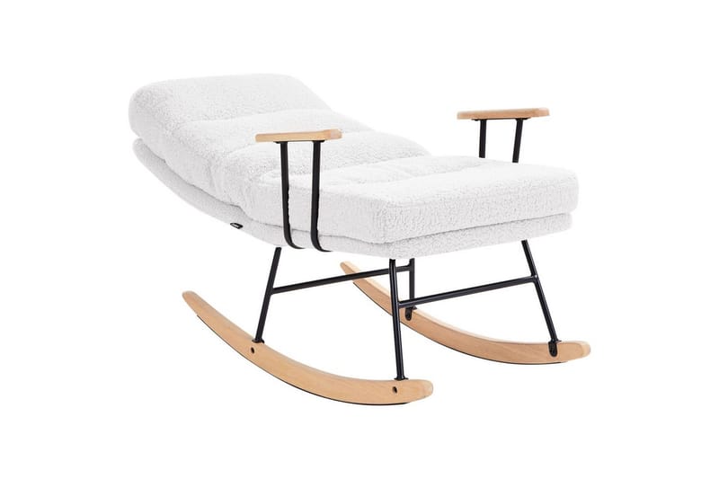 Gyngestol Eskelin - Hvit, svart, brun - Møbler - Stoler - Lenestoler