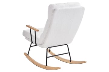 Gyngestol Eskelin - Hvit, svart, brun - Møbler - Stoler - Lenestoler