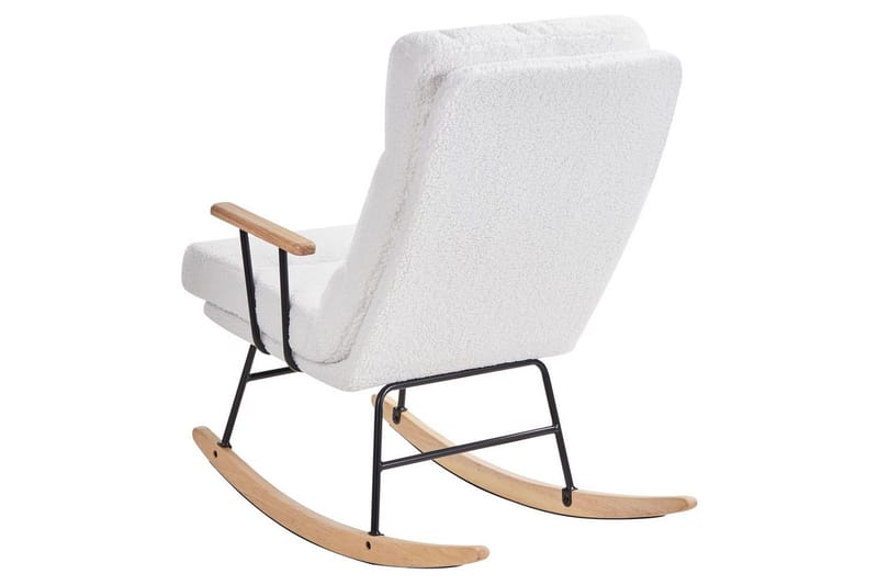 Gyngestol Eskelin - Hvit, svart, brun - Møbler - Stoler - Lenestoler