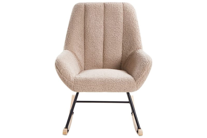 Gyngestol Kinno - Beige, svart, brun - Møbler - Stoler - Lenestoler