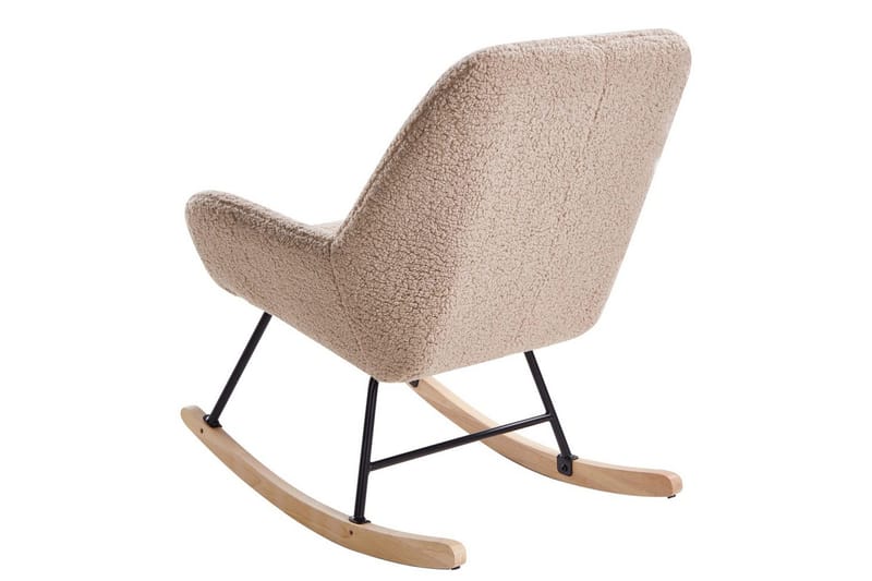 Gyngestol Kinno - Beige, svart, brun - Møbler - Stoler - Lenestoler