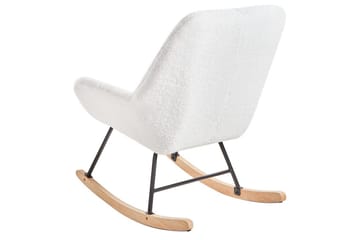 Gyngestol Kinno - Hvit, svart, brun - Møbler - Stoler - Lenestoler