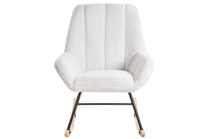 Gyngestol Kinno - Hvit, svart, brun - Møbler - Stoler - Lenestoler