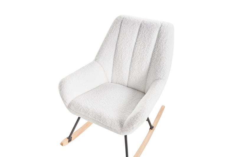 Gyngestol Kinno - Hvit, svart, brun - Møbler - Stoler - Lenestoler
