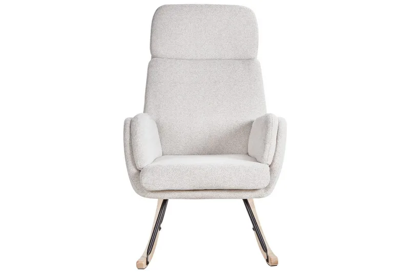 Gyngestol Kvelia - Hvit, brun, svart - Møbler - Stoler - Lenestoler