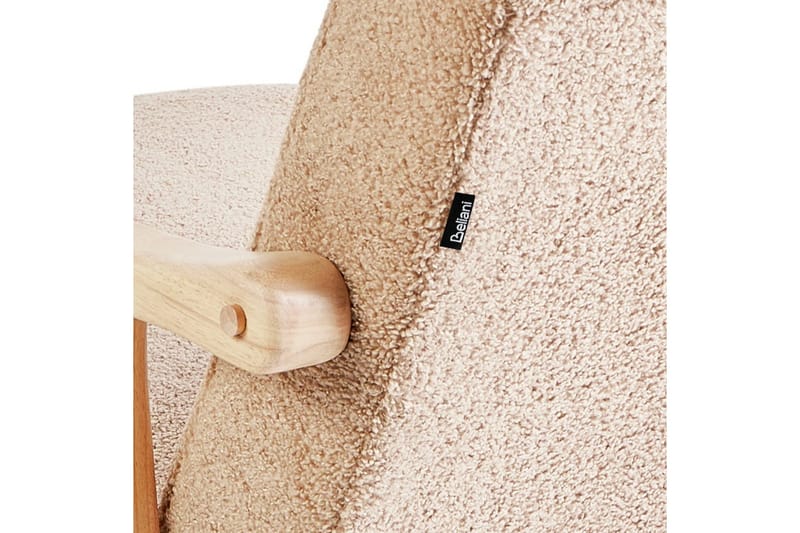 Gyngestol Leknes - Beige, brun - Møbler - Stoler - Lenestoler