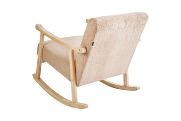 Gyngestol Leknes - Beige, brun - Møbler - Stoler - Lenestoler