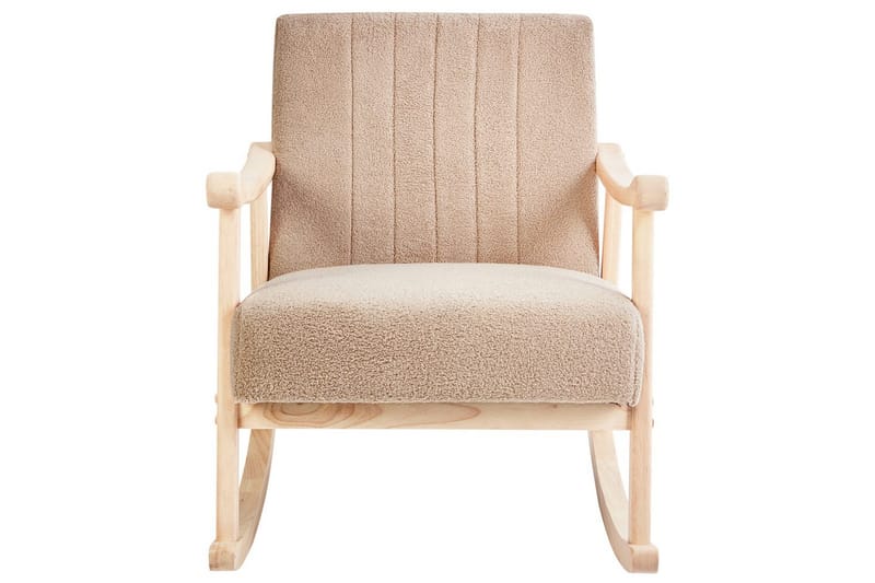 Gyngestol Leknes - Beige, brun - Møbler - Stoler - Lenestoler