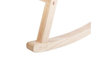 Gyngestol Leknes - Hvit, brun - Møbler - Stoler - Lenestoler