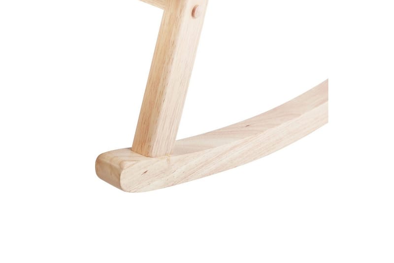 Gyngestol Leknes - Hvit, brun - Møbler - Stoler - Lenestoler